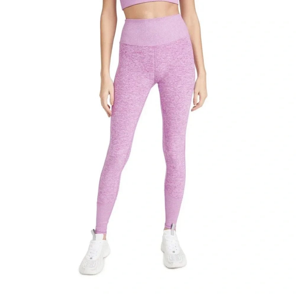 ALO Yoga Purple Heather High-Waist Leggings